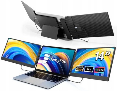 Monitor Dual-Screen DomyFan S3 Screen Extender 14'' Full HD 60Hz IPS (U) (W)