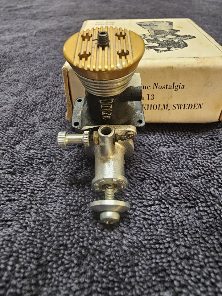 Arne Hende 1/2 Size Drone .37 ci Model Diesel Engine - Image 2 of 4