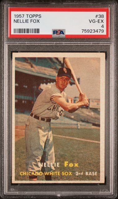 1957 Topps - Nellie Fox #38 PSA 4 VG-EX