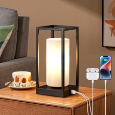 Touch Small Table Lamps for Living Room Bedroom, Desk Lamp for Nightstand