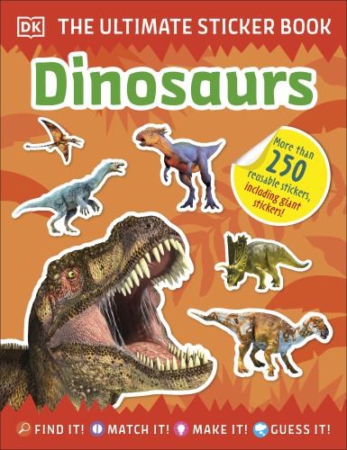 Ultimate Sticker Book Dinosaurs, DK