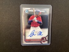 2022 Bowman Draft Ignacio Alvarez Chrome Auto 1st Prospect #CDA-IA Braves