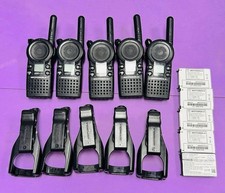  Lot of 5 Motorola CLS1110 UHF Business 2-Way Radios Walkie Talkie CU1110GYN1BB
