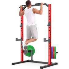 Adjustable Power Cage Squat Rack Multifunctio...