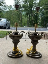 NORMAN PERRY Brass Lamp Set Of 2