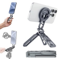 Foldable Magnetic Pocket Phone Tripod Mount w/ Magsafe for iPhone 17 16 15 14 13
