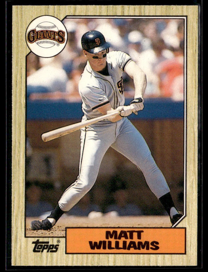 1987 Topps Traded Matt Williams #129T Rookie Card RC