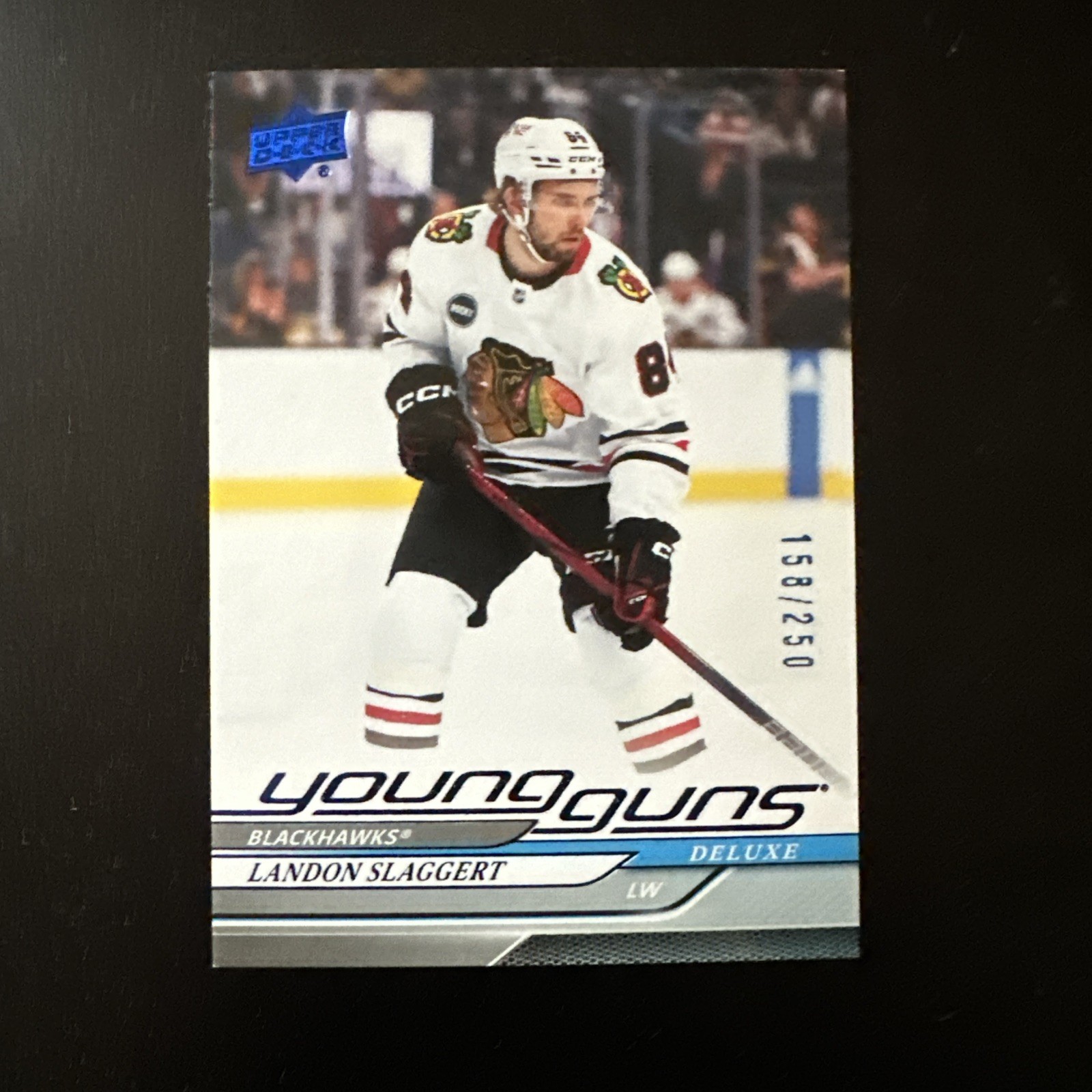 2024 Upper Deck Series 1 Young Guns Deluxe /250 Landon Slaggert #203 Rookie RC