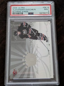 2005-06 Fleer Ultra ALEXANDER OVECHKIN Rookie RC Scoring Kings # SK18 PSA 9