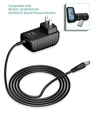 AC Adapter For BP3GY1-2N BP3GY12N MICROLIFE Blood Pressure Monitor Power Supply