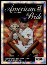 2019 Donruss #AP22 Kyle Brnovich American Pride Gold #/99