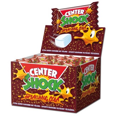 (11,88 /1kg) Center Shock Cola Kaugummi, 100 Stück