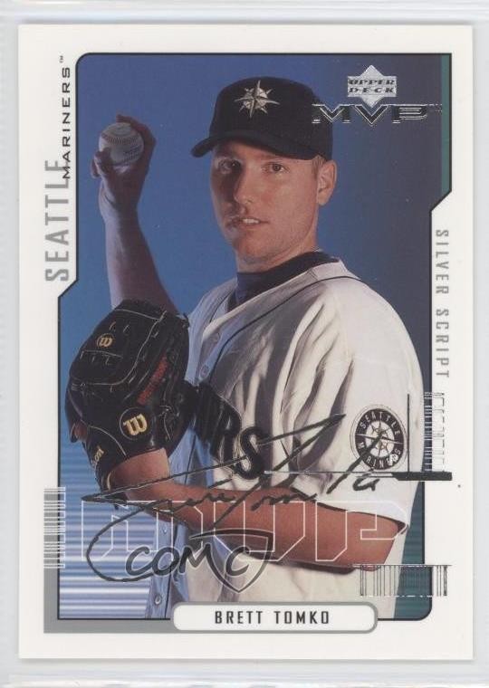 2000 Upper Deck MVP Silver Script Brett Tomko #102 0a1
