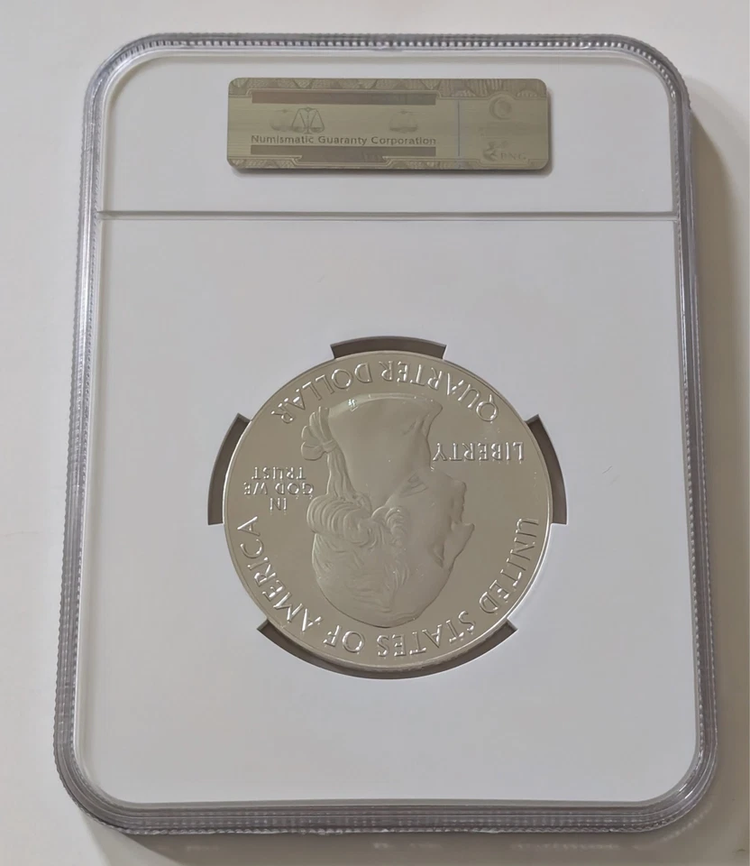 2013 5 OUNCES SILVER 25C PEACE MEMORIAL COIN NGC MS69 DPL SKU 3852558-002 - Image 2 of 2