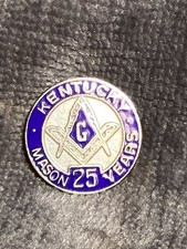 Kentucky Mason 25 Year Award Pin