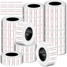 8000Pcs 10Rolls Price Stickers Price Tags Labels for Mx-5500 Labeller, White Pri