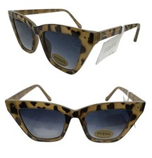 New Fossil FW230 Womens Sunglasses Leopard/Gray