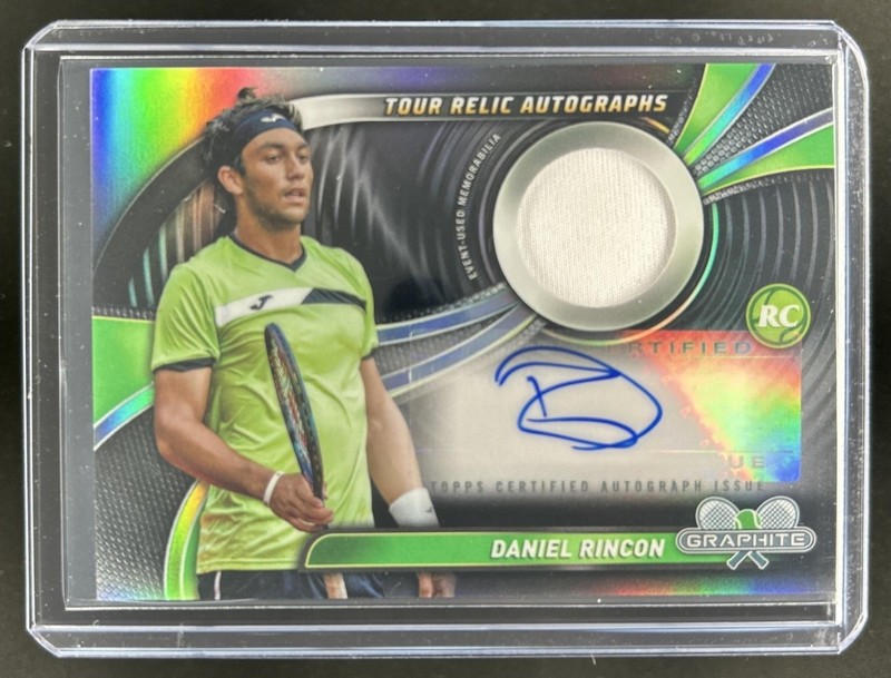 2024 Topps Graphite Daniel Rincon Tour Relic Auto Autograph RC Rookie #TRA-DRN