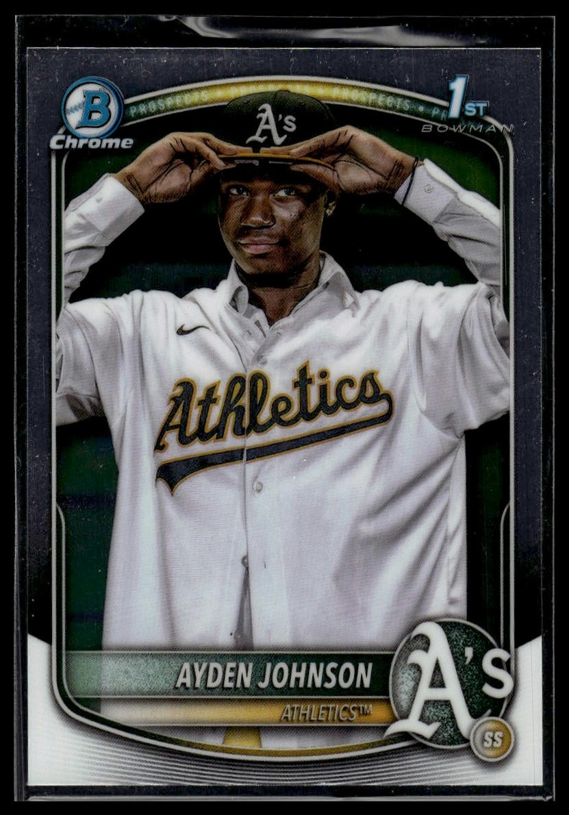 2025 Bowman Chrome #BCP-197 Ayden Johnson Prospects 1st Bowman