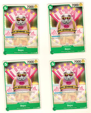 Set Of 4 Bepo OP13-035 Common One Piece Trading Card