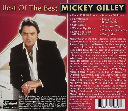 Best of the Best by Mickey Gilley [Audio CD]