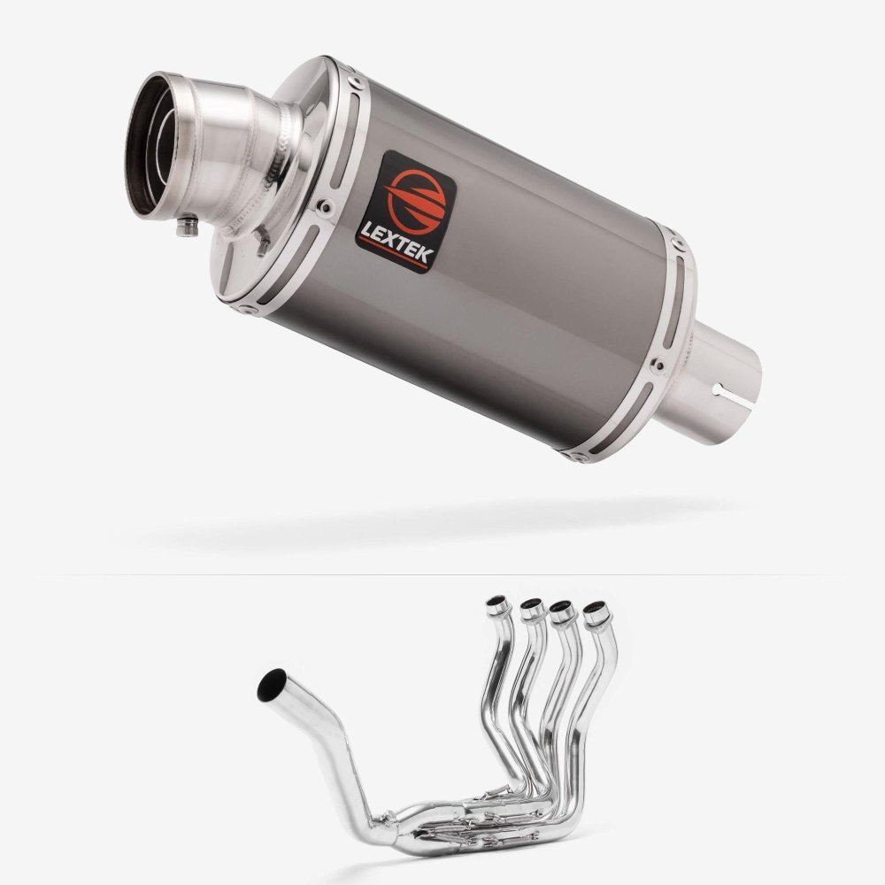 Lextek OP15 Dark Tint Stainless Exhaust System 200mm Single Sided