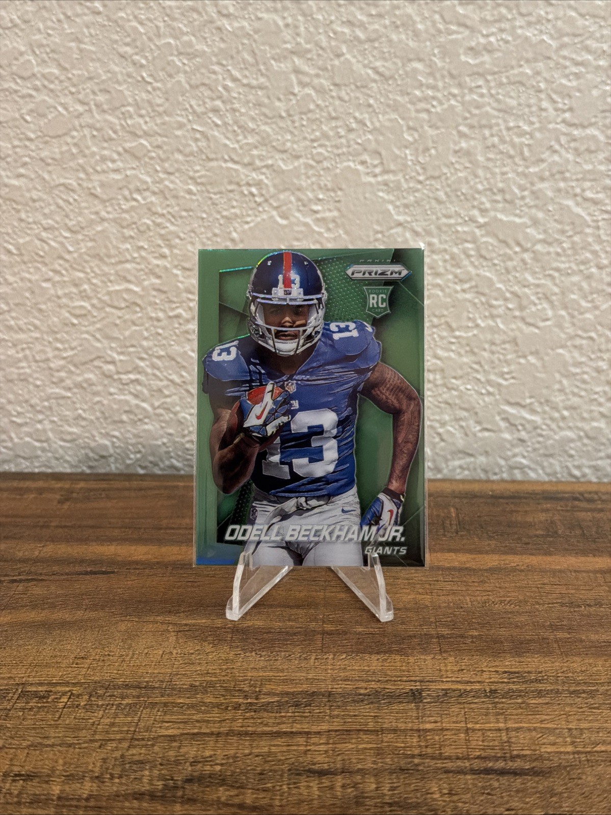 2014 Panini Prizm Odell Beckham Jr. rookie card (#282)  green parallel variety