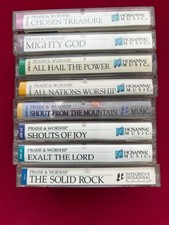 Rare Hosanna Music Cassette Lot   8 Worship Leaders   Vintage Christian Praise