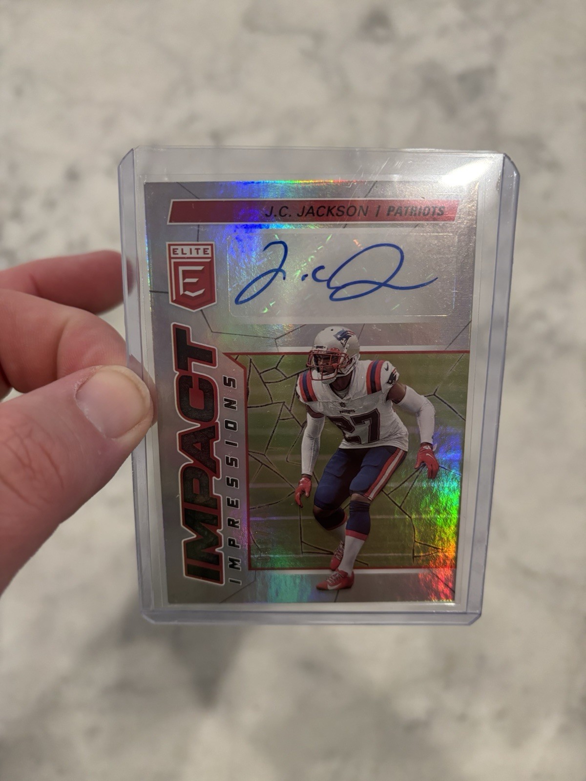 2021 Donruss Elite J.C. Jackson Impact Impressions Autograph Limited /149 (AU)