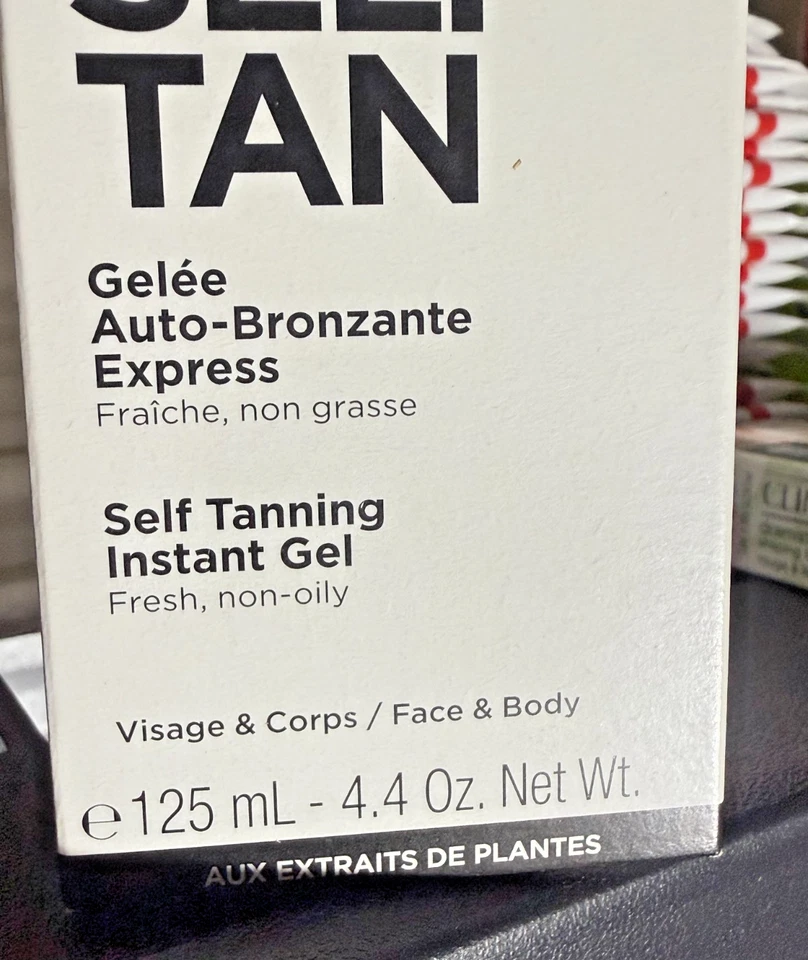 GEL INSTANTÁNEO AUTOBRONCEADOR CLARINS, fresco y no graso, 4,5 OZ SELLADO EN CAJA PROBADORA Foto 3 de 4