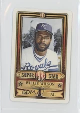 1983 Perma-Graphics/Topps Credit Cards Willie Wilson #150-SSA8333