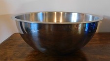 Large Vollrath Stainless Steel 8 Quart Mixing Serving Bowl 6908