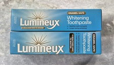 Lumineux Enamel Safe Whitening Toothpastes 3.75oz Exp 1/27 Lot of 2