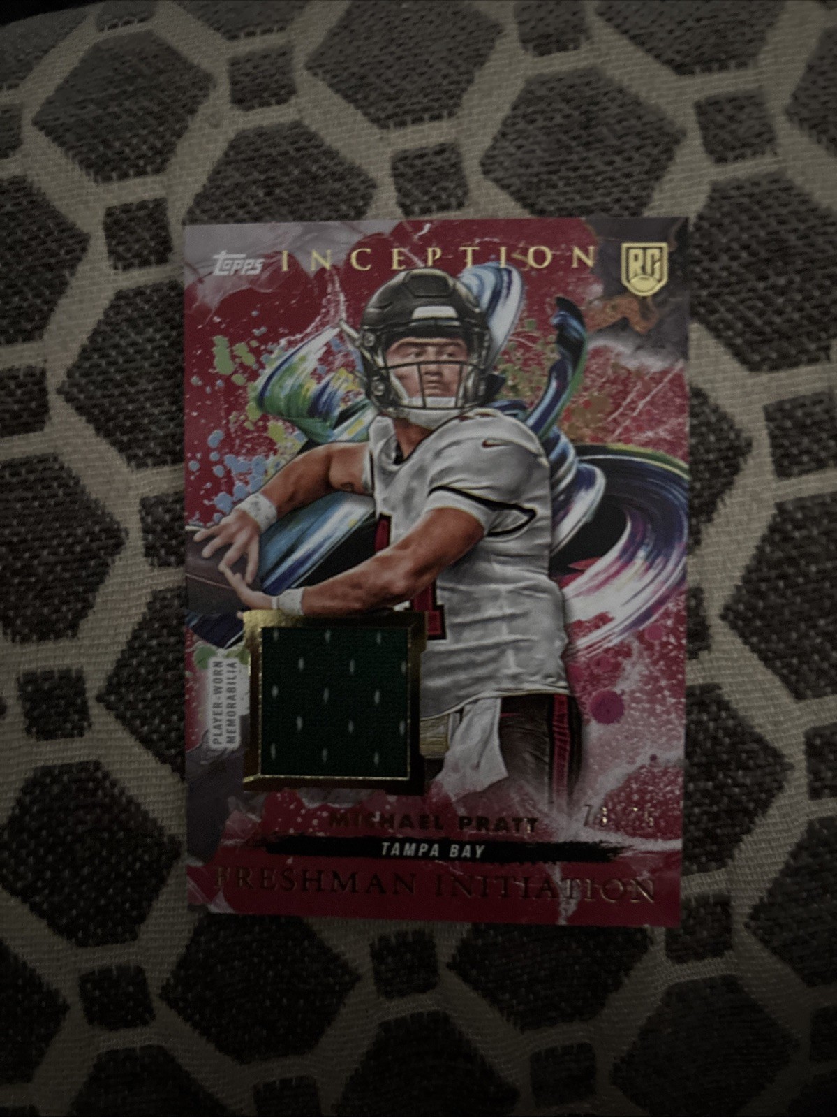 2024 Topps Inception - Freshman Initiation Michael Pratt #FI-17 Red /75