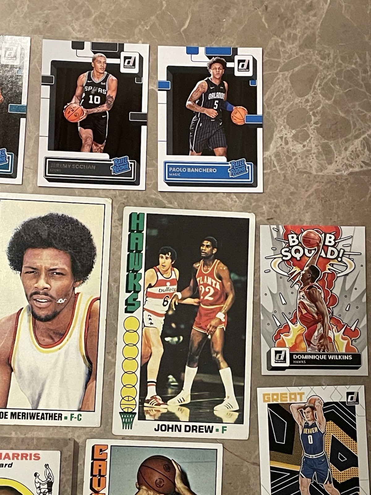 Basketball Card Lot 25 Yao Rc Psa 8 LeBron Vtg 1970 Paolo Duren Ivey NBA Insert view 7