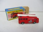 Matchbox Lesney Superfast SF35 Merryweather Fire Truck- red, THIN WHEELS, boxed