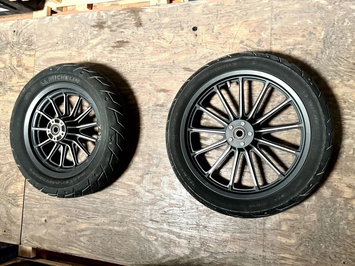 Harley-Davidson 辐条轮16in。 英寸摩托车和滑板车车轮和轮辋| eBay