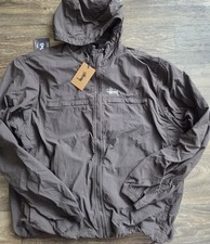 NWT Stussy Lightweight Hooded Jacket Brown Me...