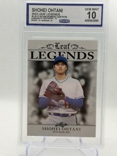 2023 Leaf Legends Shohei Ohtani LA-13 CCG 10 Gem Mint Pitcher/DH
