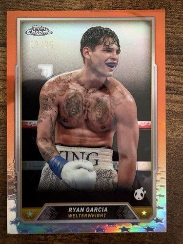 Ryan Garcia [Orange Refractor] #TR-26 2024 Topps Chrome 1951 Ringside card