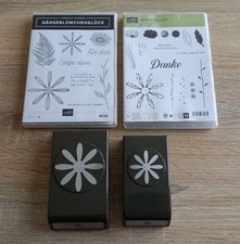 Stampin Up Stempelset Gänseblümchen -Glück & -Gruß + kleine & große Handstanzen