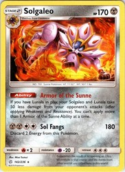 Solgaleo 142/236 Holo Rare Cosmic Eclipse