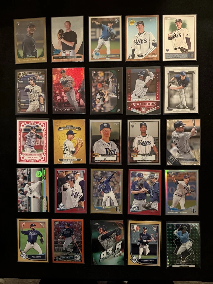 Tampa Bay Rays Baseball 50 Card Lot- Inserts, Rookies, Parallels - Image 3 of 4