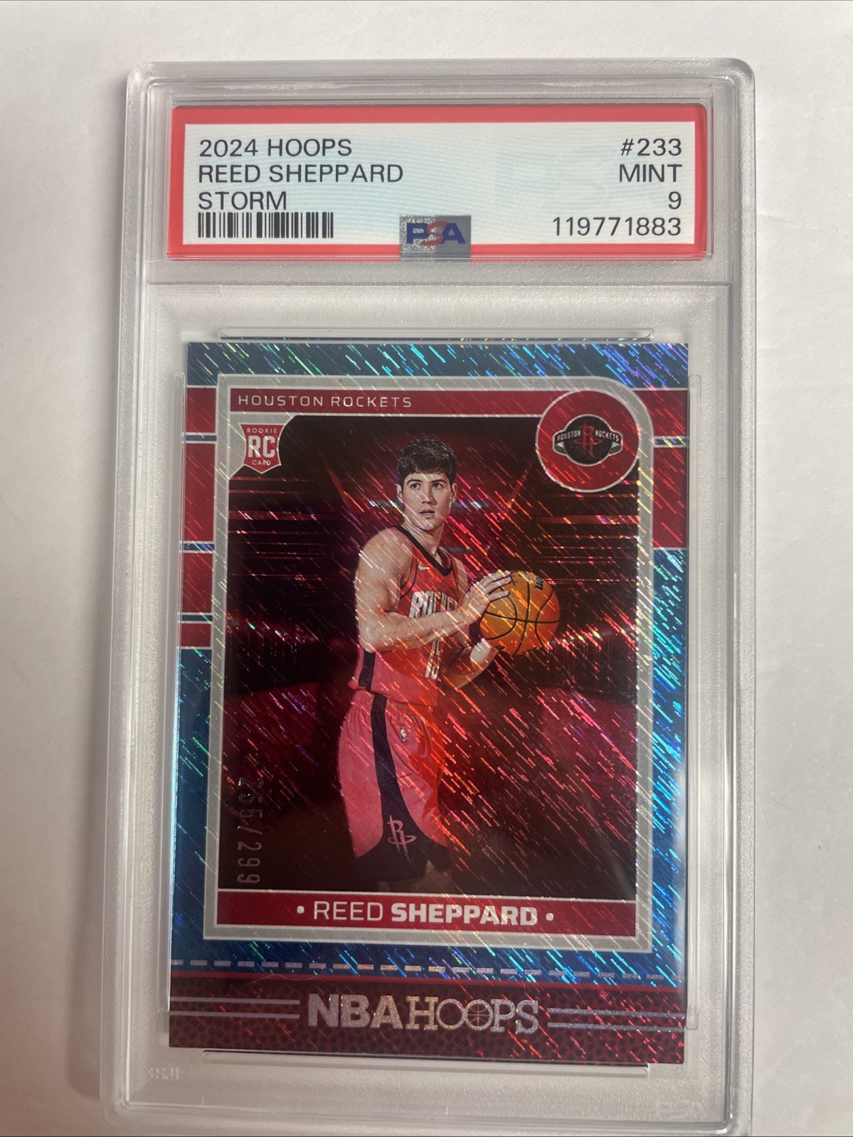 OPEN OFFERS 2024-25 Panini Nba Hoops - Rookies Reed Sheppard #233 Storm /299 (RC