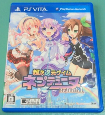 PS Vita Hyperdimension Neptunia Re;Birth1 2013 Japanese Games Tested Genuine