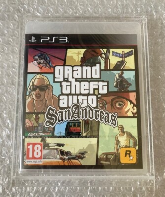 BRANDNEU VERSIEGELT GRAND THEFT AUTO SAN ANDREAS PLAYSTATION 3 PS3 + VITRINE