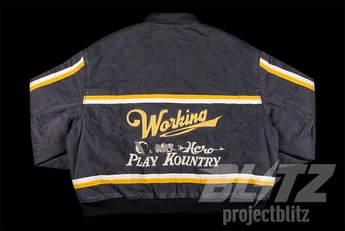 Kapital Kountry Chino AD Racing Drizzler Jacket Black Size 2 - Picture 3 of 9