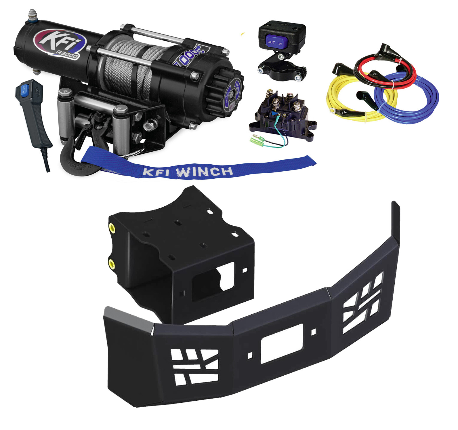 KFI A3000 winch & mount kit Polaris Ace 325, 500, 570, 570 SP, 900 SP eBay