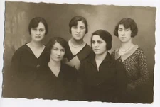 BP476 Vintage Photo Card RPPC Women Fashion Fashion Group