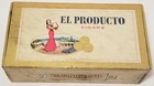 Vintage El Producto Cigar Box Empty 10 1/8" x 5 3/8" x 3 1/8" Class F — photo 1